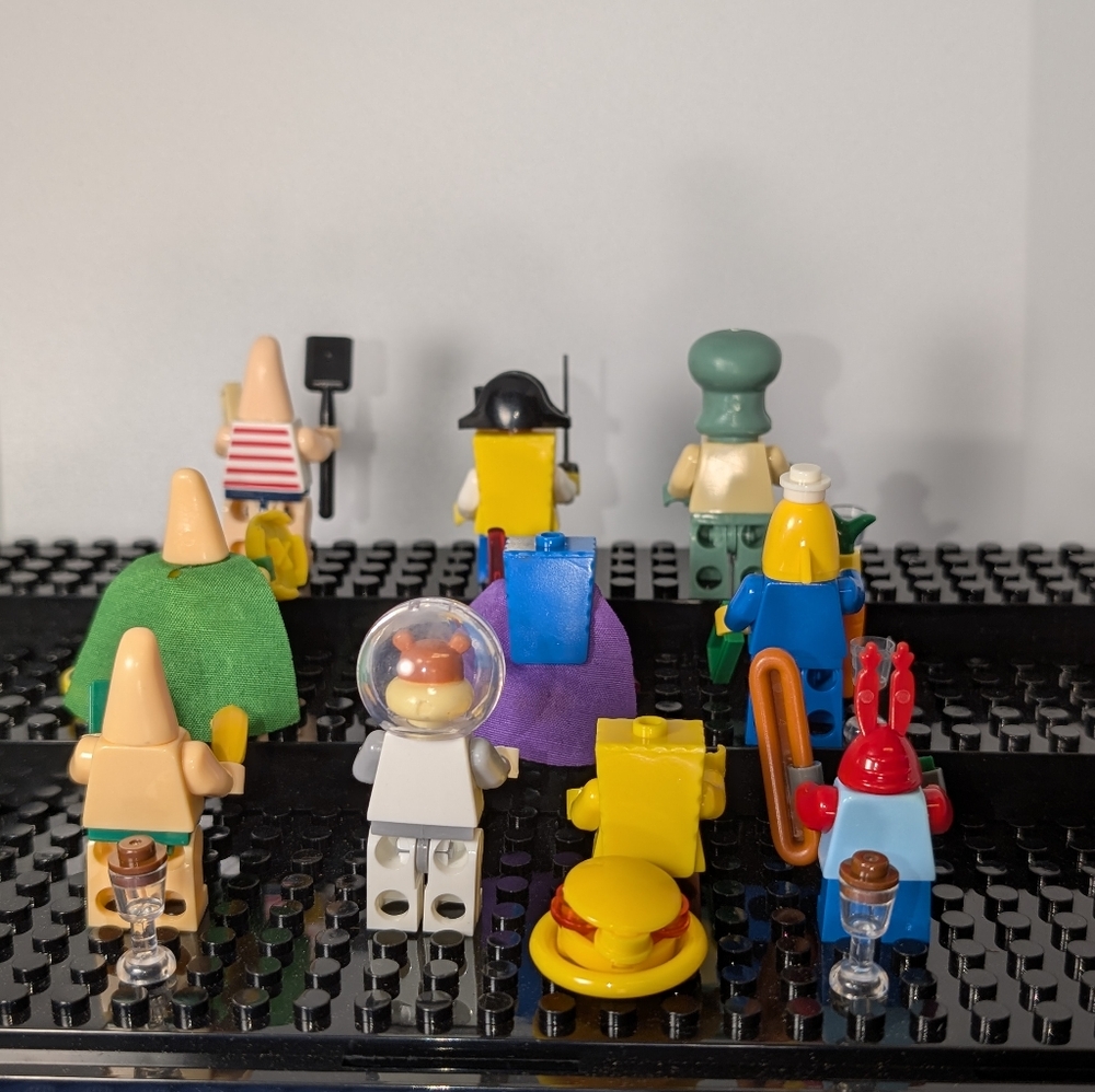 10 Minifigures-SpongeBob SquarePants Nickolodeon Building Block Toy Patrick Star - Picture 5 of 10